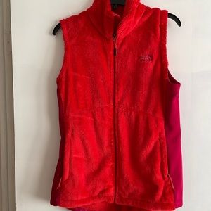 Women’s The North Face fur vest - Large